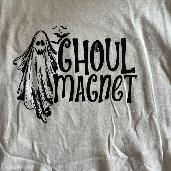 White 'Ghoul Magnet' Graphic T-Shirt - Picture 2 of 2